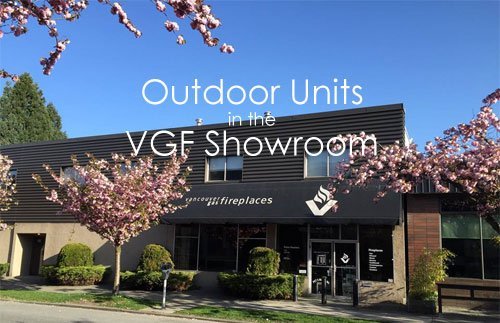 Outdoor Units in the VGF Showroom