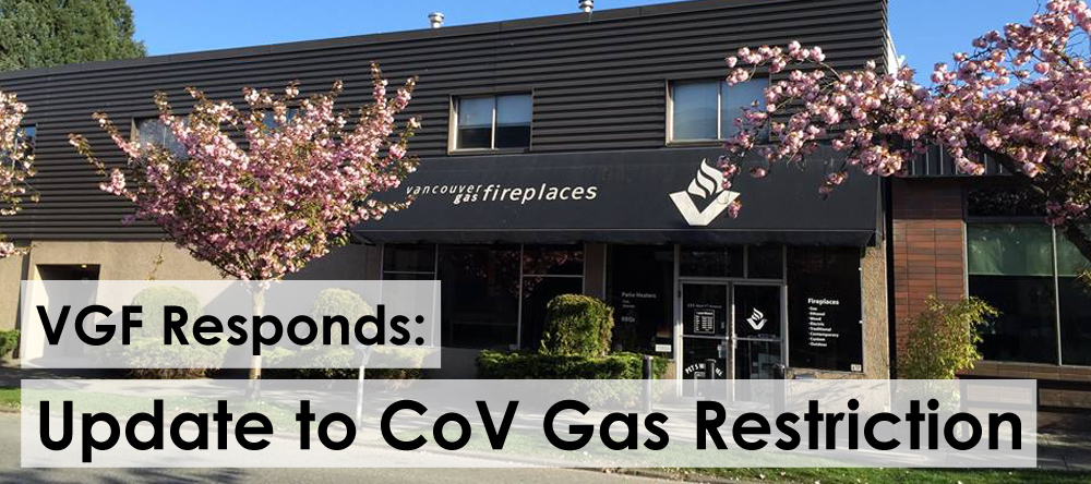 Update on City of Vancouver Gas Restriction