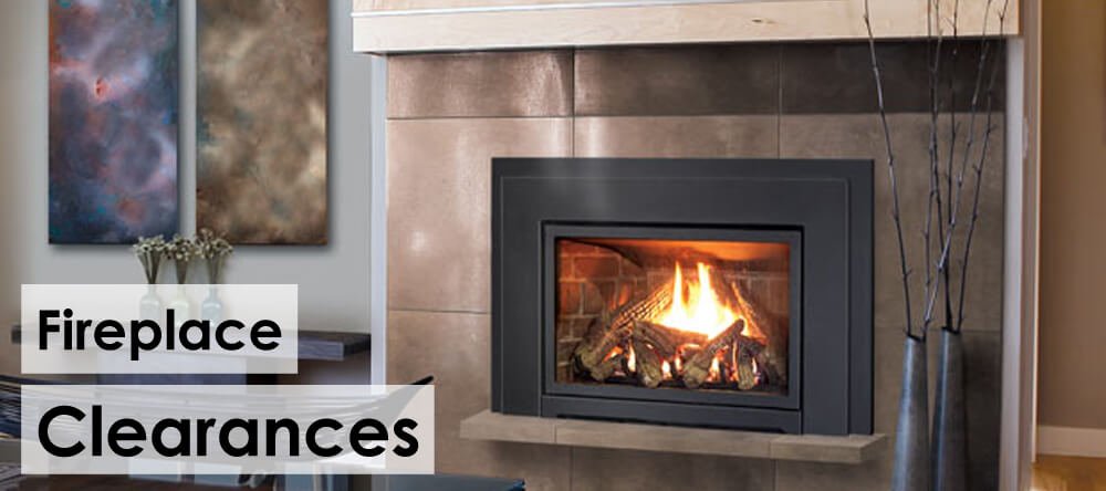 Fireplace Clearance Design, Gas Fireplace Surround Code Requirements Bc