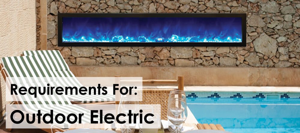 Planning your Outdoor Space for an Electric Fireplace