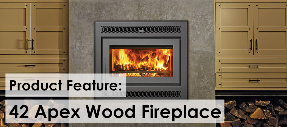 Product Feature: FireplaceX 42 Apex Wood Fireplace